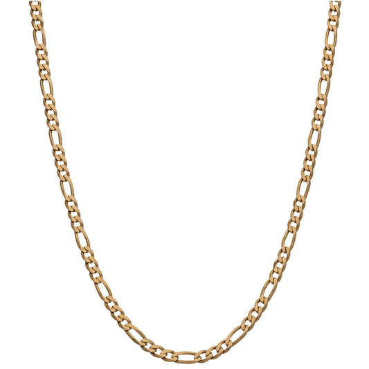 9ct Gold Figaro Chain 18"