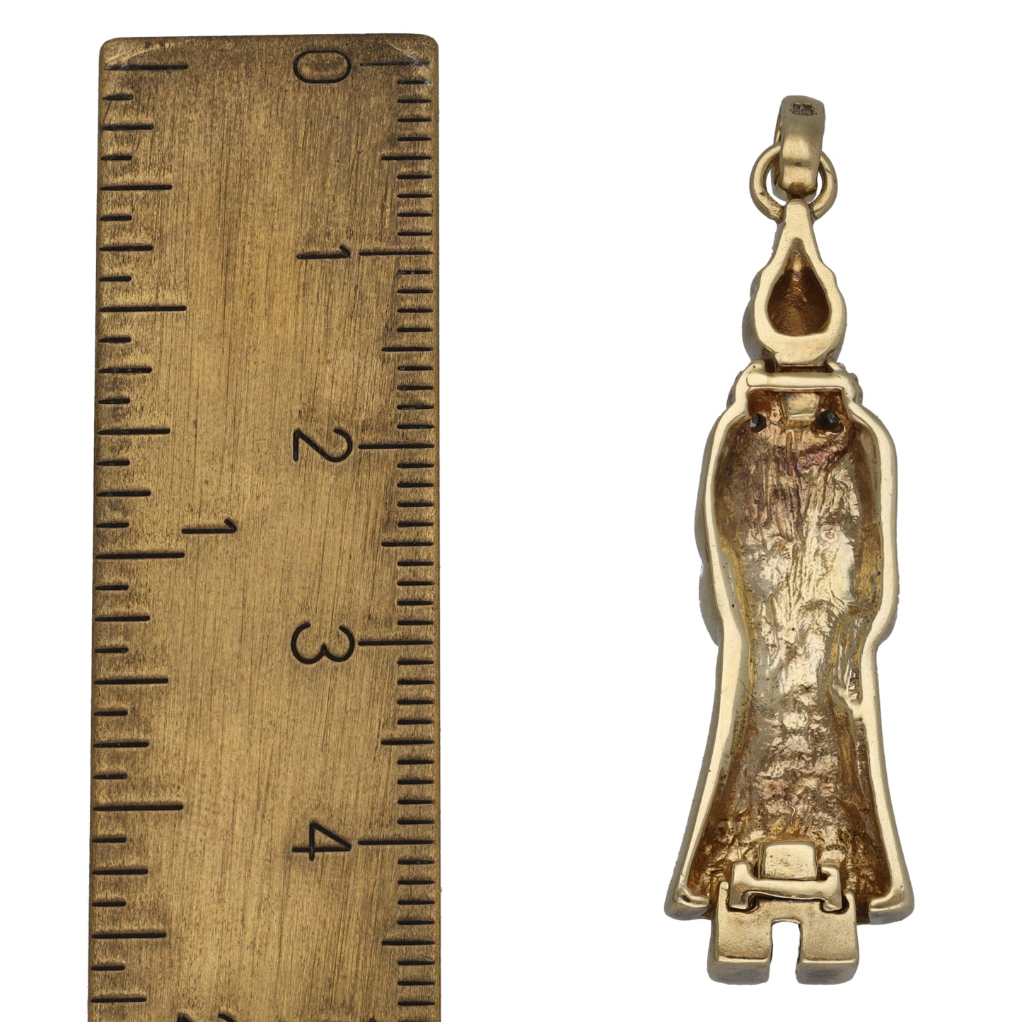 9ct Gold 0.01ct Diamond Wizard Pendant