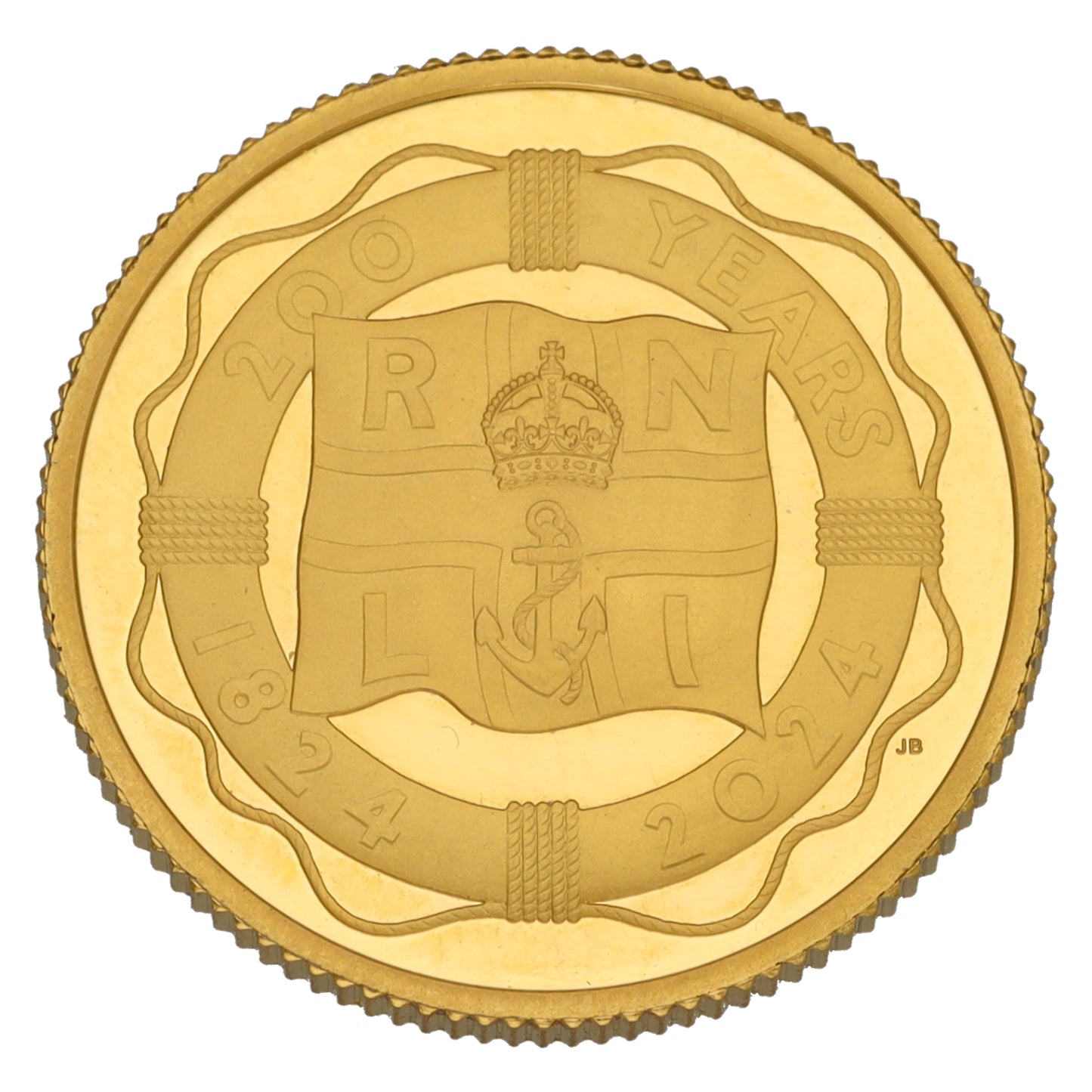 22ct Gold 200 Years Of The RNLI 1/4 OZ Coin 2024