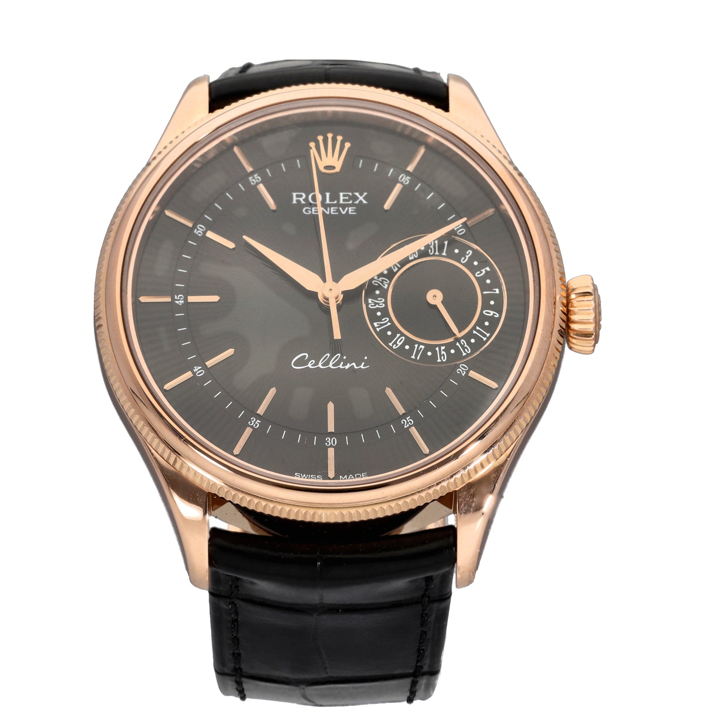 Rolex Cellini 50515 39mm Rose Gold Watch