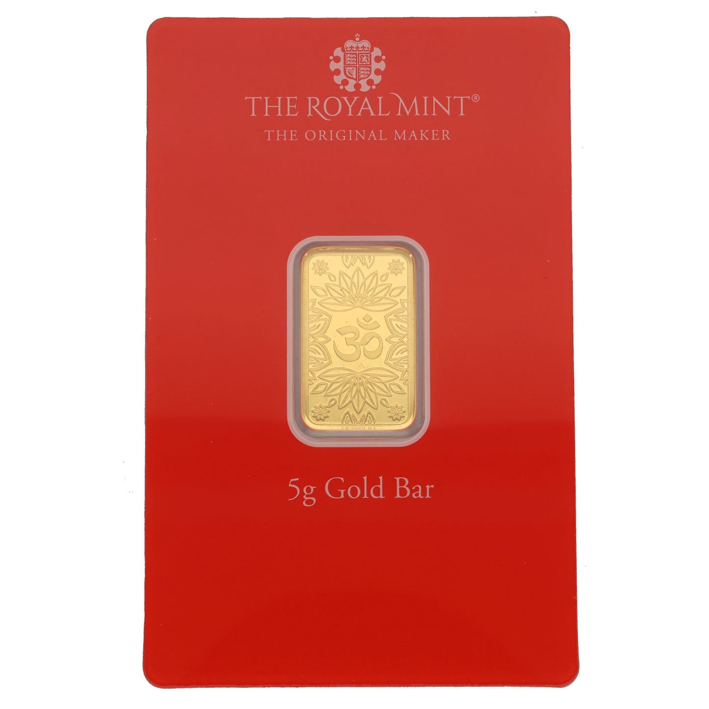 New 24ct 5g Om Gold Bar