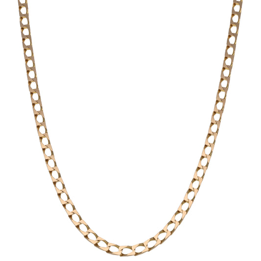 9ct Gold Curb Chain 24"