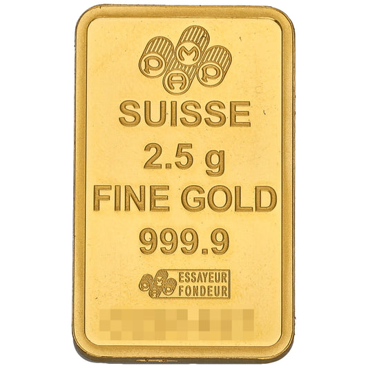 24ct 2.5g Gold Bar