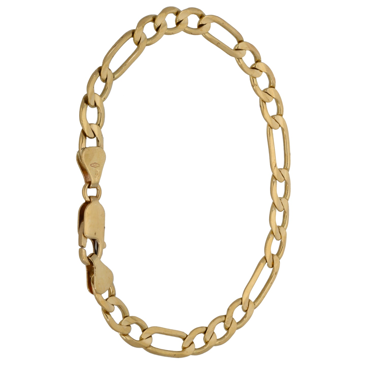 9ct Gold Figaro Bracelet