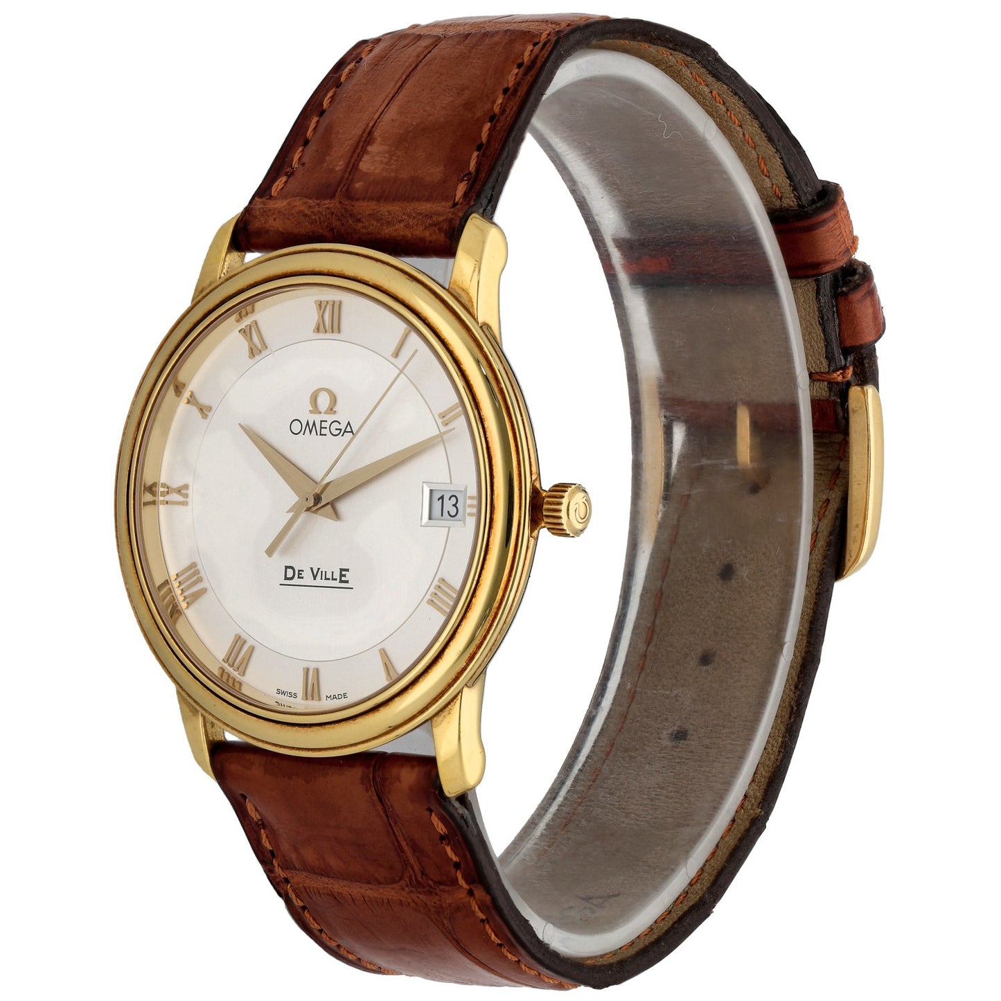 Omega De Ville 4610.32.02 34.4mm Gold Watch