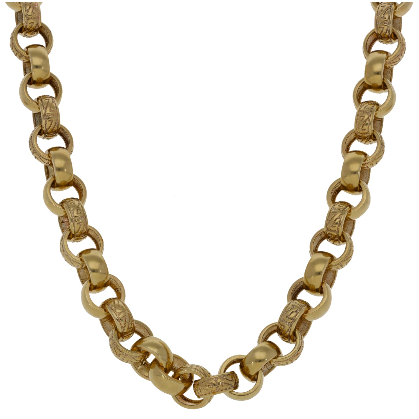9ct Gold Belcher Chain 24"