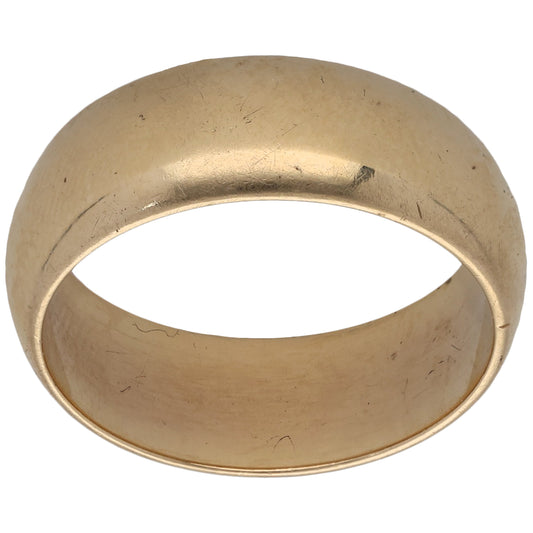 9ct Gold Plain Wedding Ring Size U