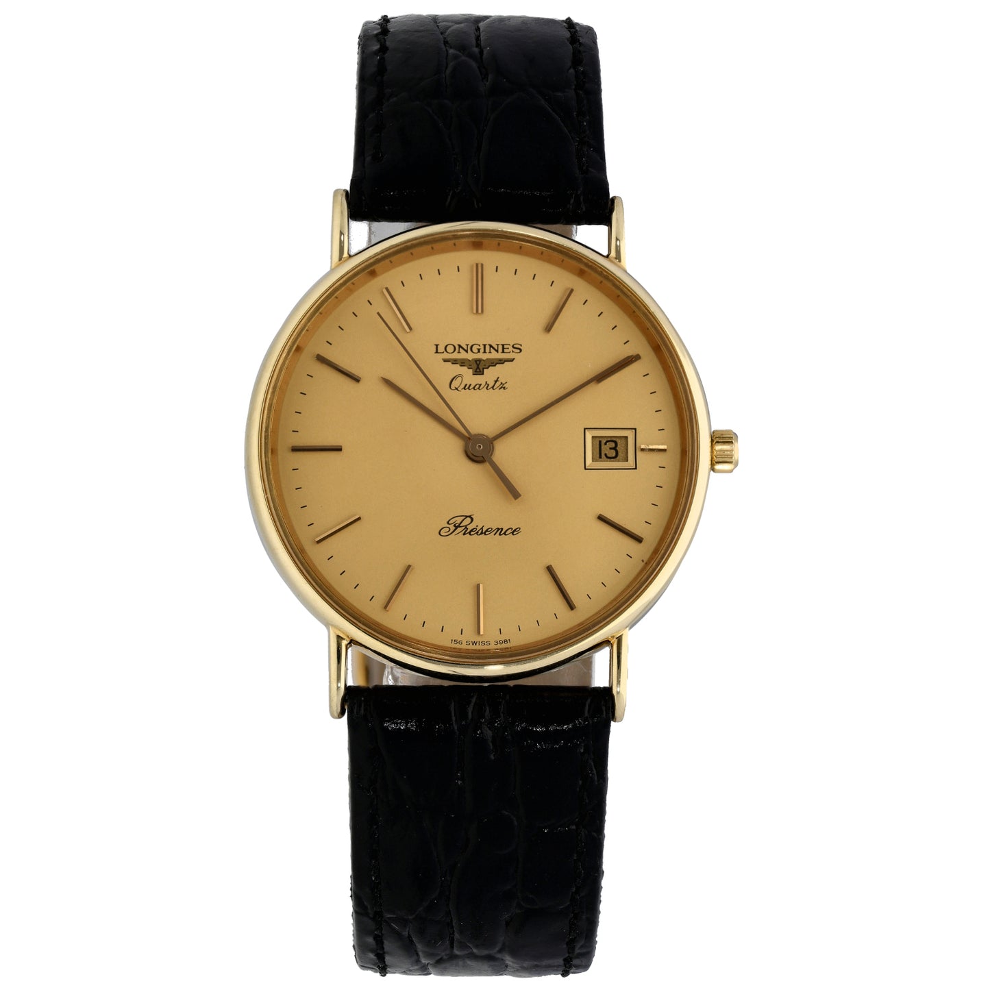 Longines Presence 32mm Gold Watch