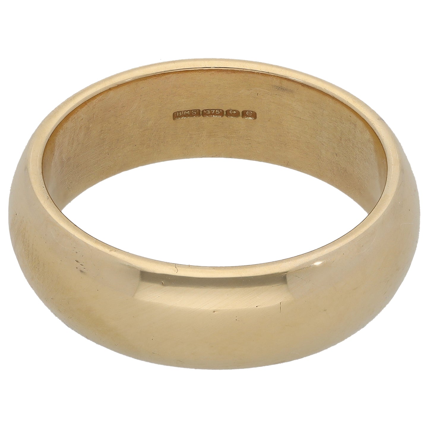 9ct Gold Plain Wedding Ring Size Y