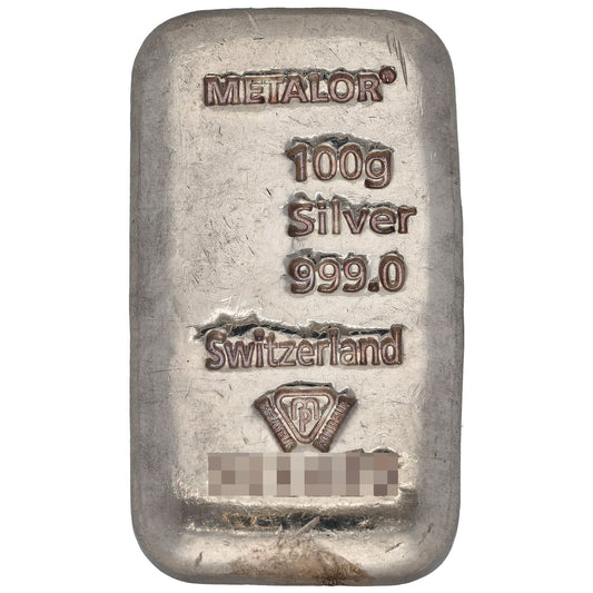 Fine Silver 100g Bar