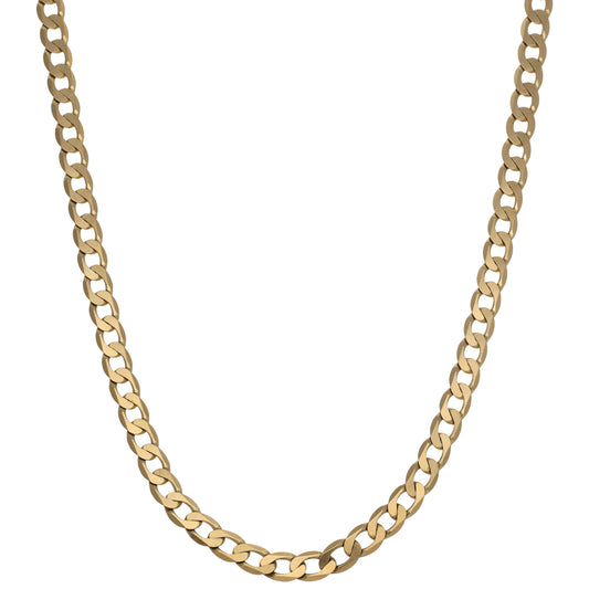 9ct Gold Curb Chain 20"