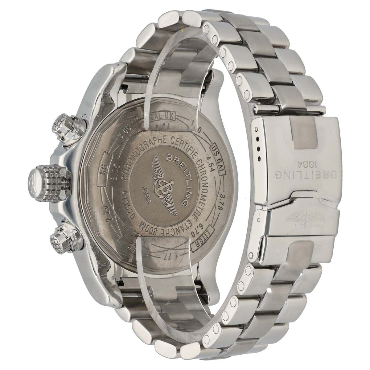 Breitling Super Avenger A13370 48mm Stainless Steel Watch