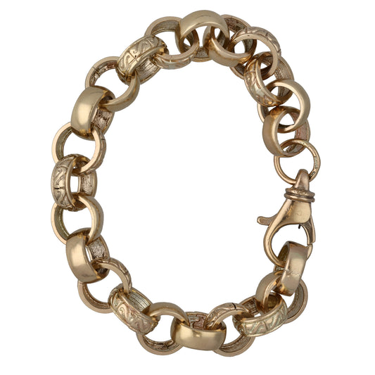 9ct Gold Belcher Bracelet
