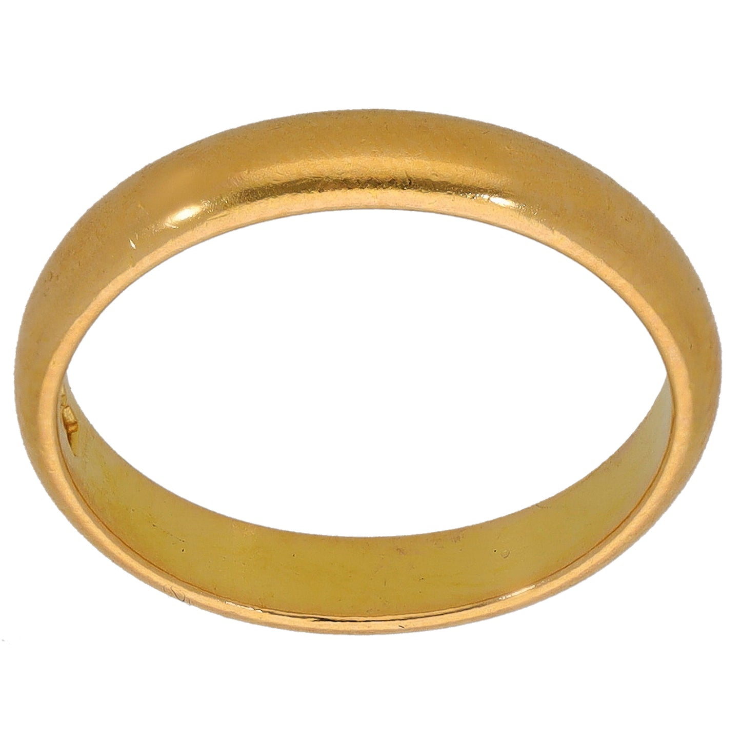 22ct Gold Plain Wedding Ring Size L