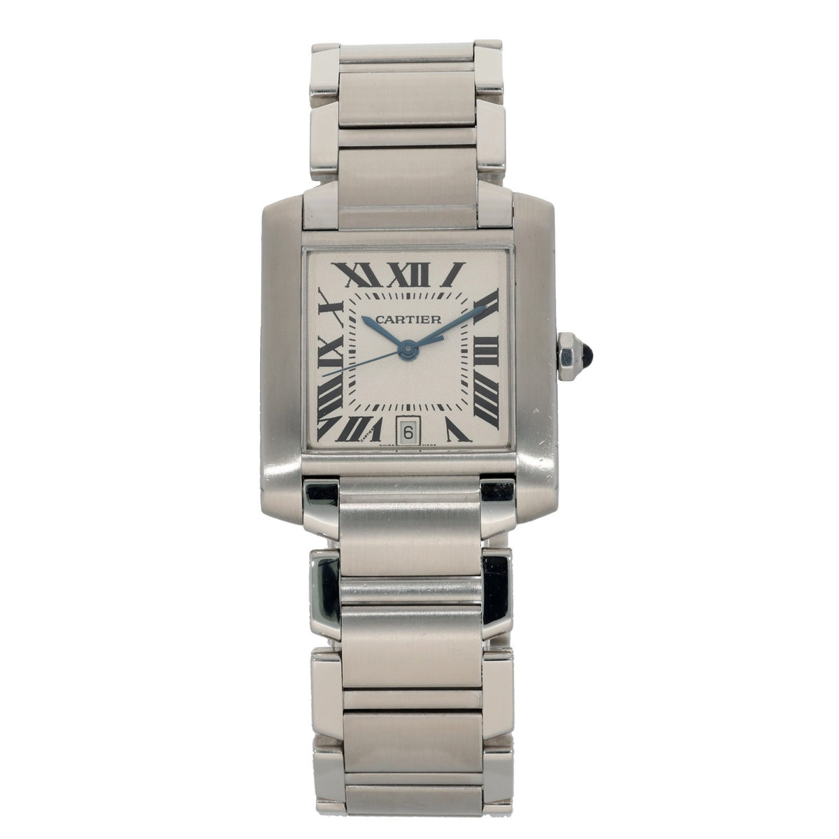 Cartier Tank Francaise W51002Q3 27mm Stainless Steel Watch