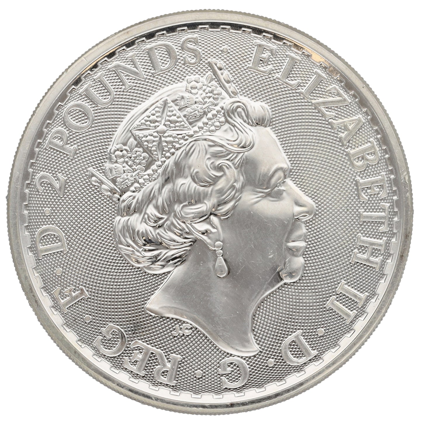 Fine Silver Queen Elizabeth II 1 OZ Britannia Coin 2021