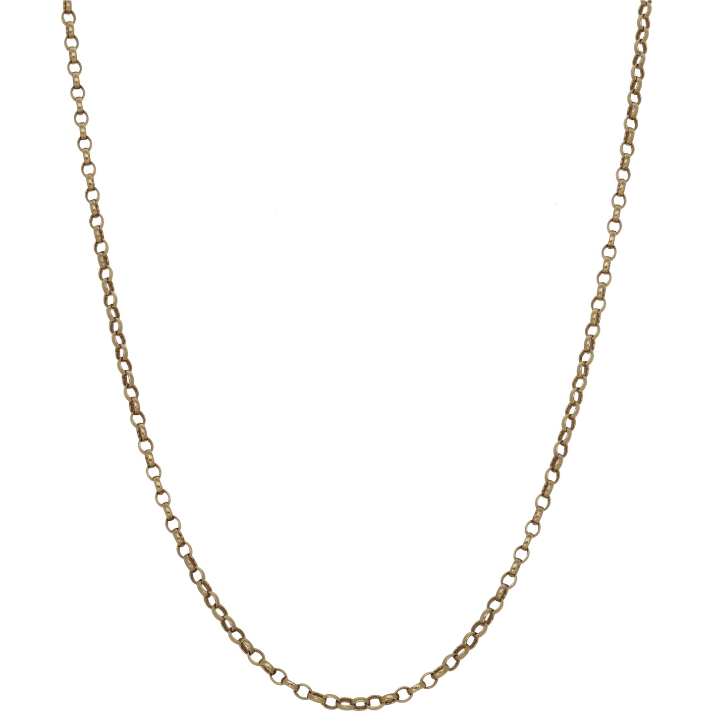 9ct Gold Belcher Chain 18"
