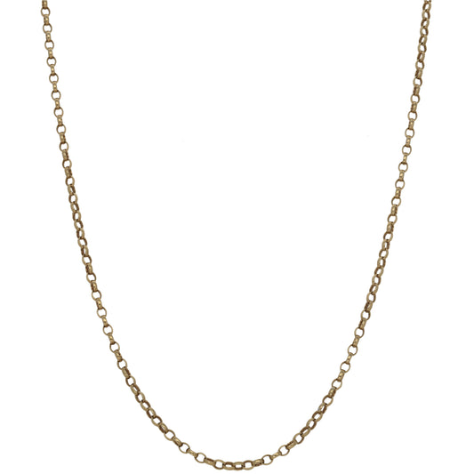9ct Gold Belcher Chain 18"