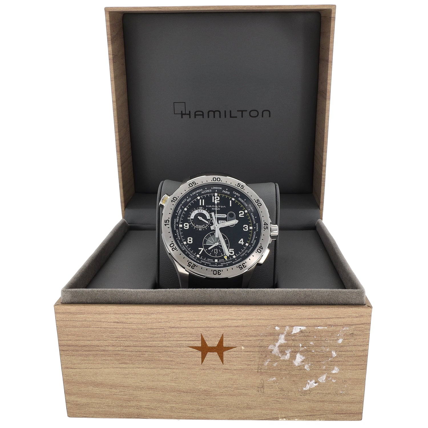 Khaki aviation worldtimer chrono quartz shop