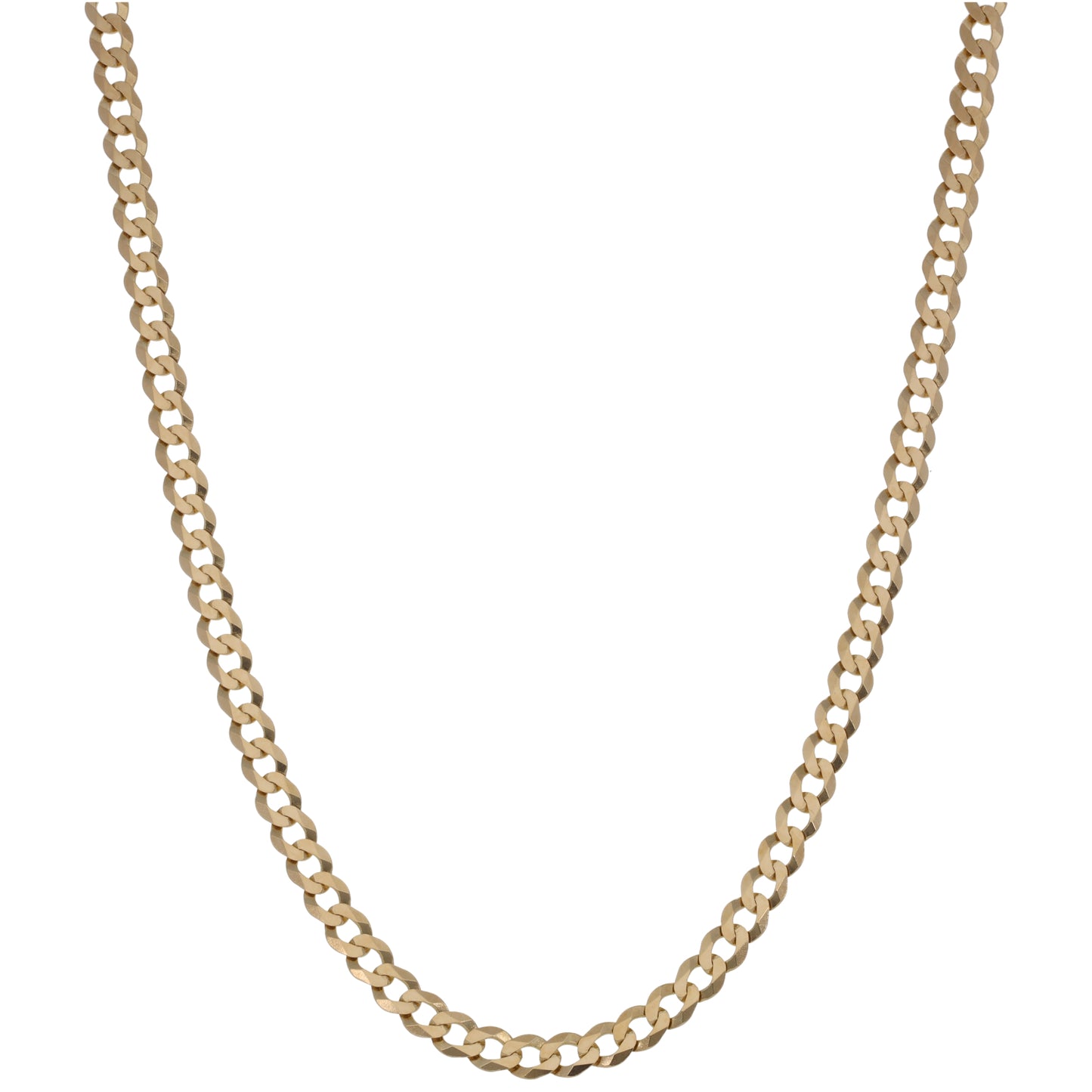 9ct Gold Curb Chain 30"