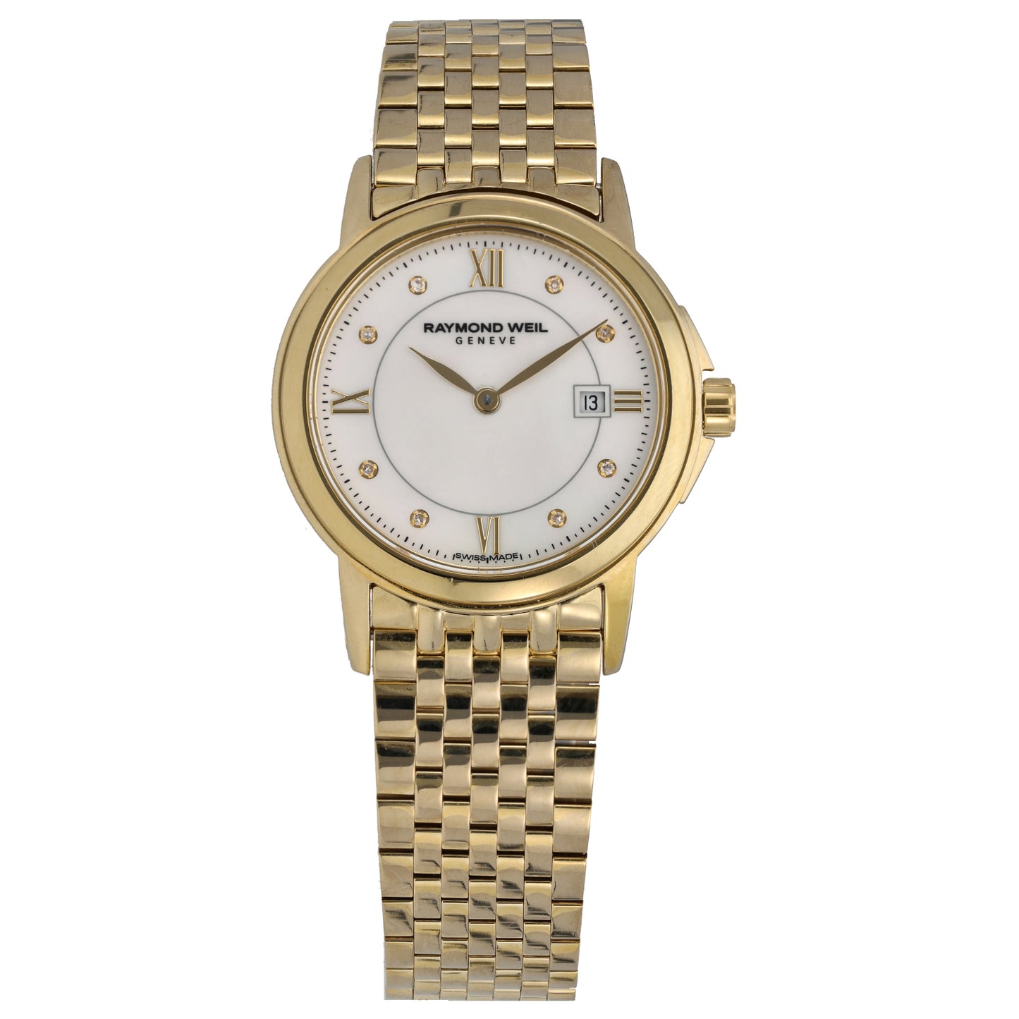 Raymond Weil Tradition 5966 28mm Gold Plated Watch