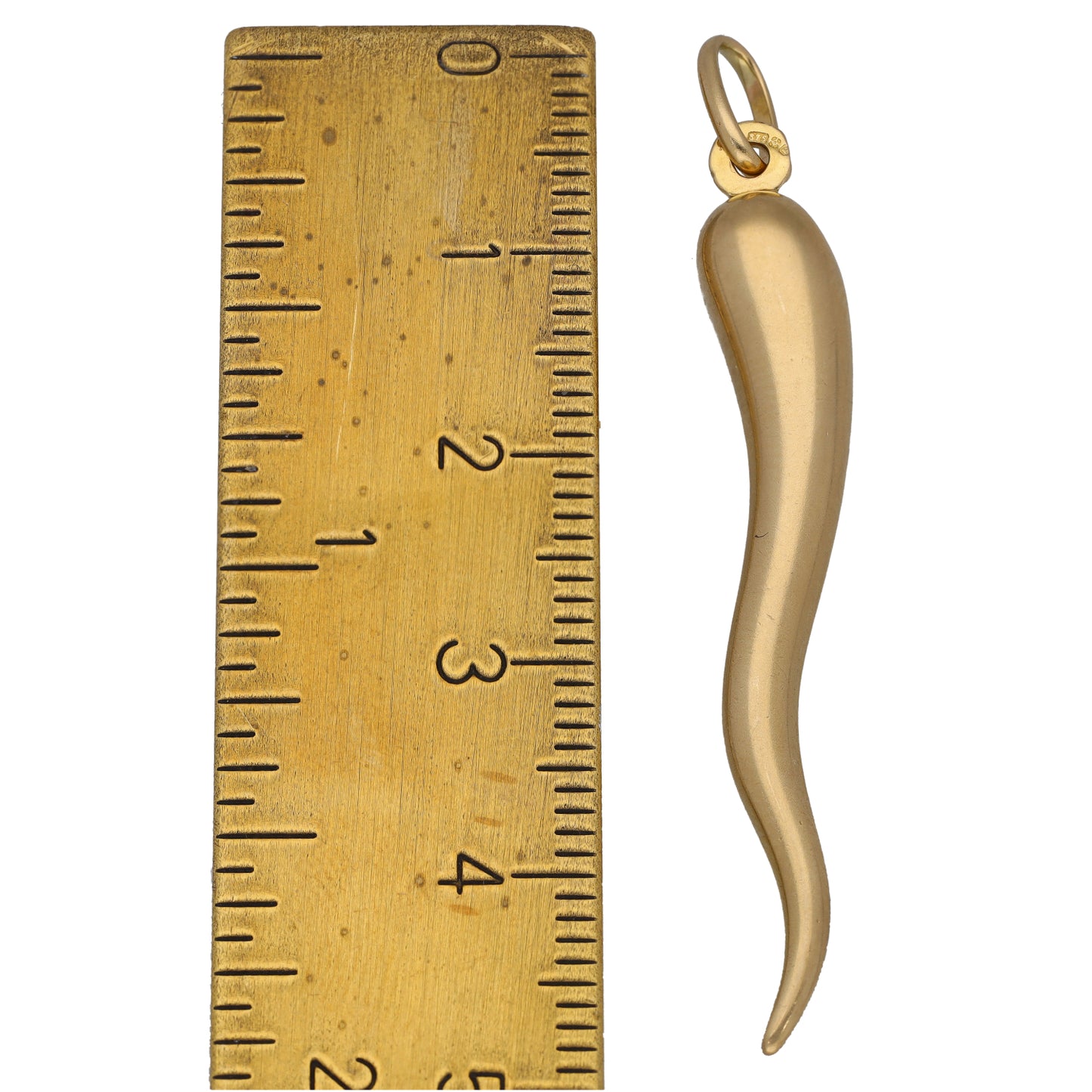 9ct Gold Horn Pendant