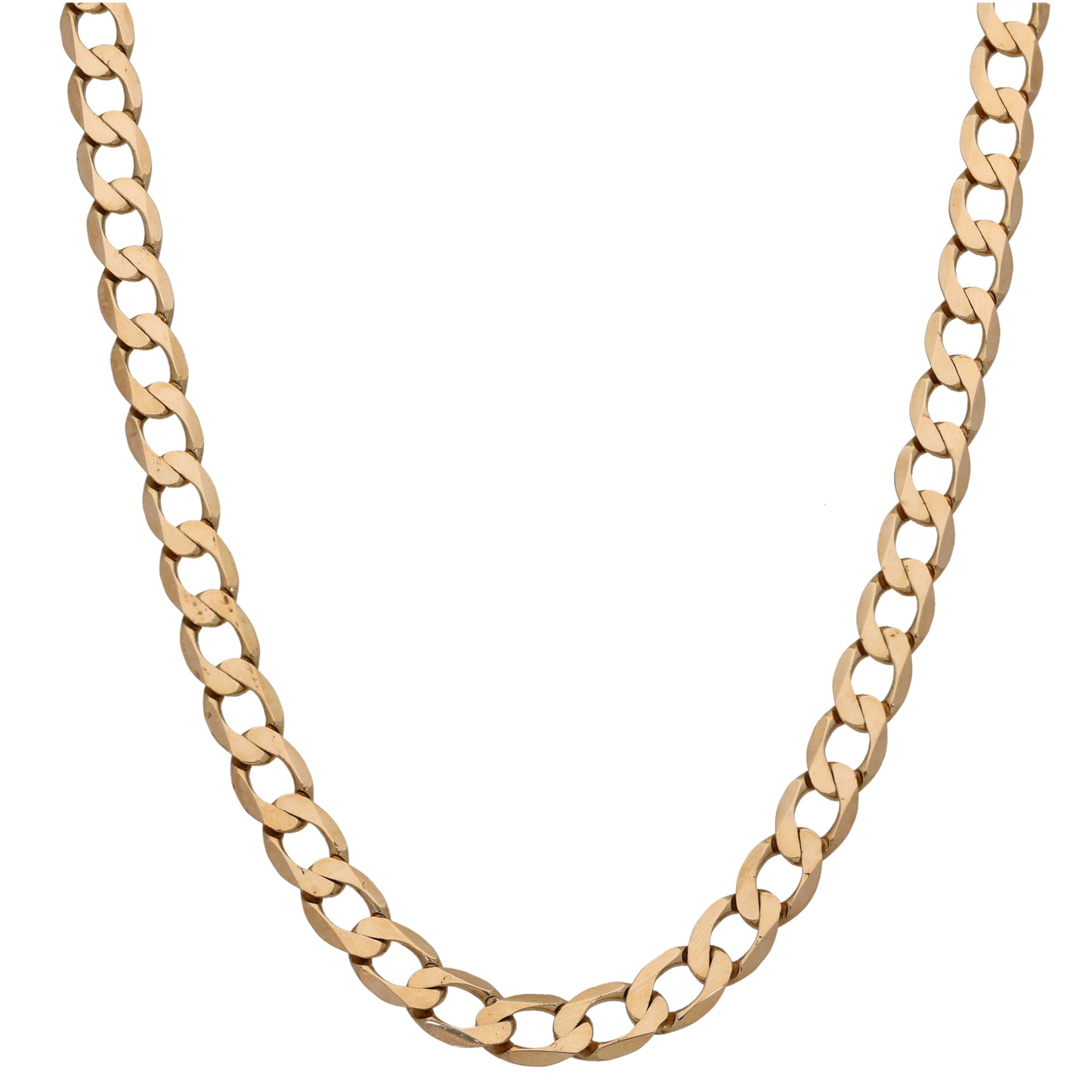 9ct Gold Curb Chain 20"