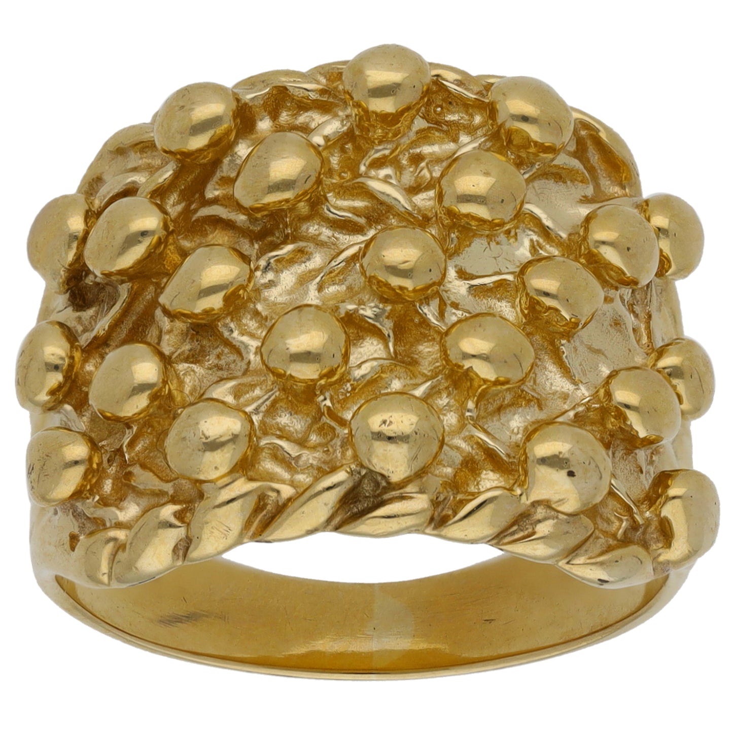 9ct Gold Keeper Ring Size O