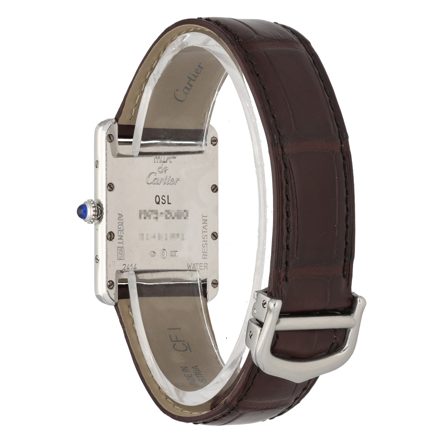 Cartier Must De W1014154 26mm Silver Watch