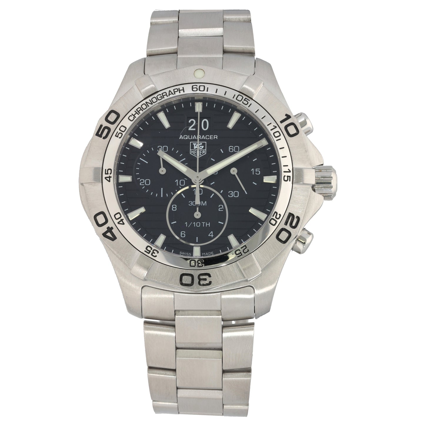 Tag Heuer Aquaracer CAF101E 43mm Stainless Steel Watch