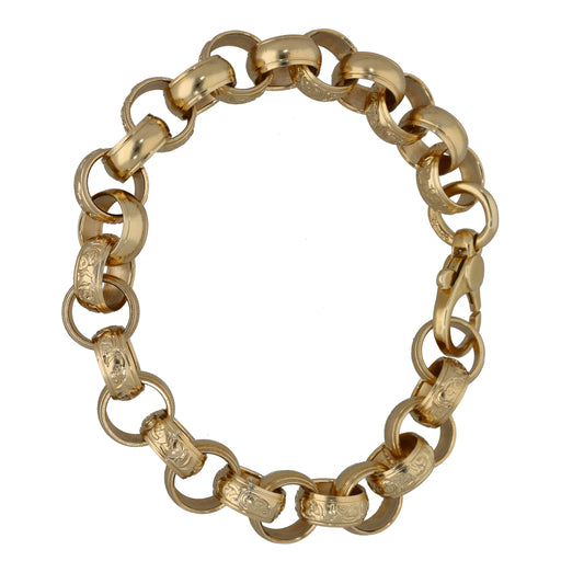 9ct Gold Belcher Bracelet