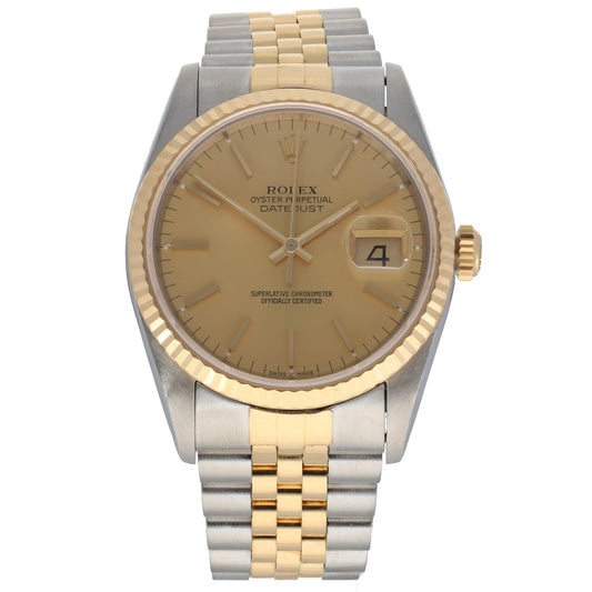 Rolex Datejust 16233 36mm Bi-Colour Watch