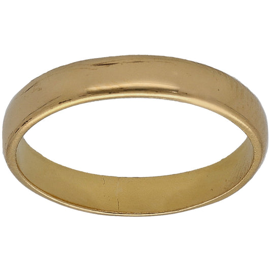 22ct Gold Plain Wedding Ring Size L