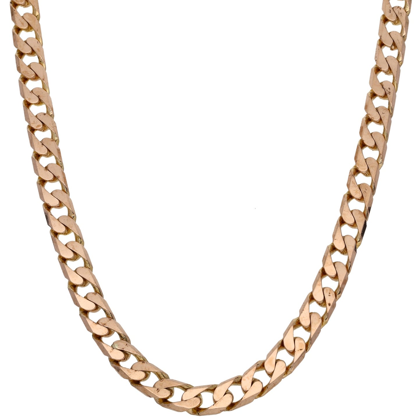 9ct Gold Curb Chain 18"