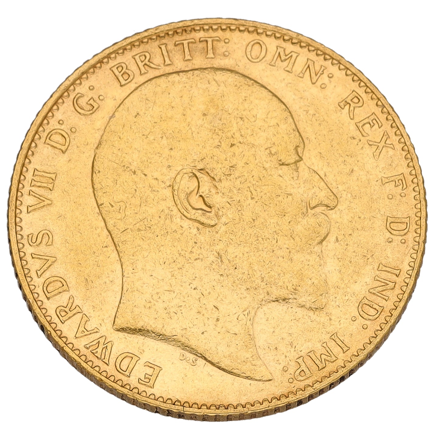 22ct Gold King Edward VII Full Sovereign Coin 1909