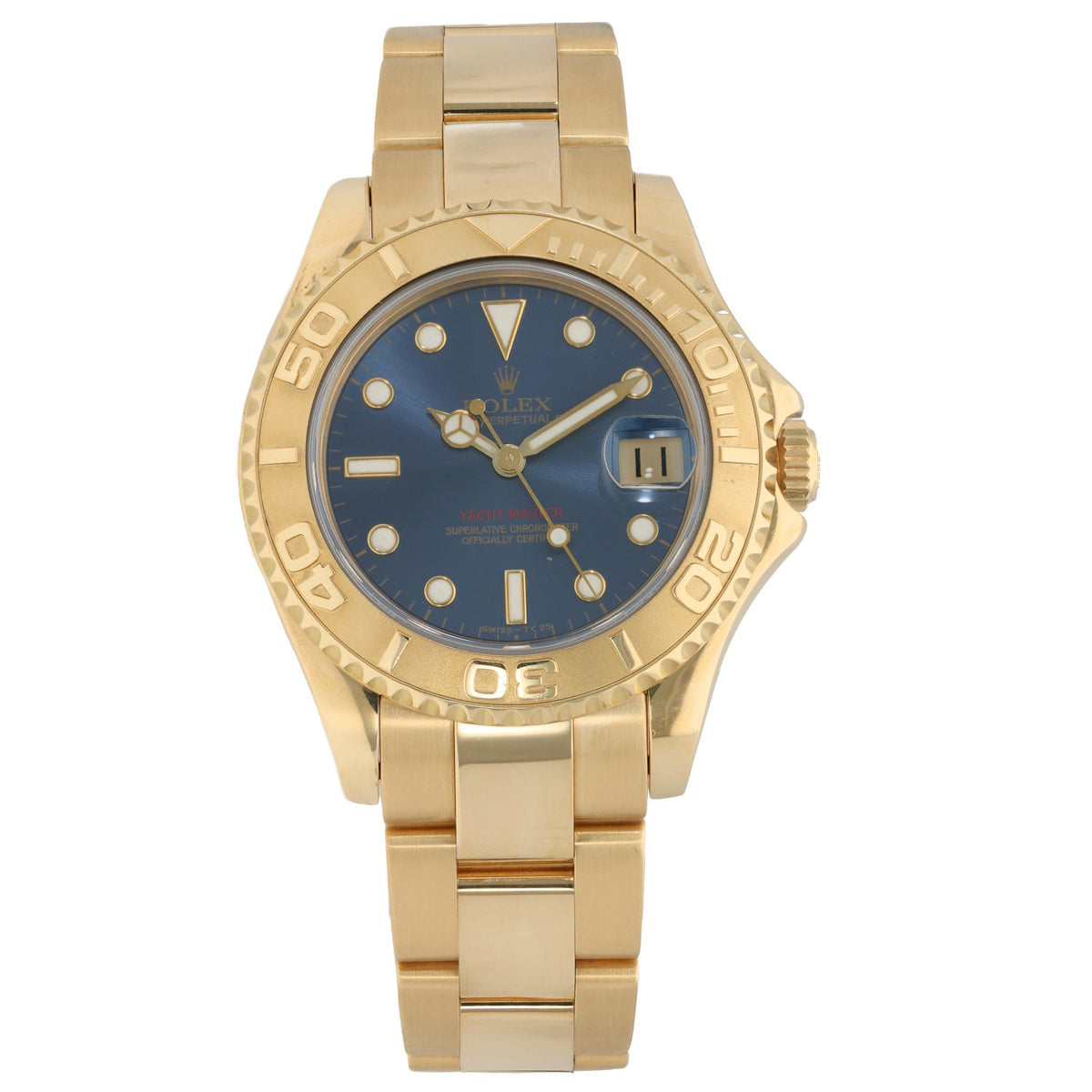 Rolex Yacht Master 68628 35mm Gold Watch