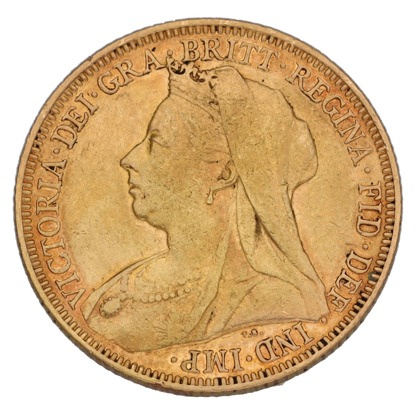 22ct Gold Queen Victoria Full Sovereign Coin 1895