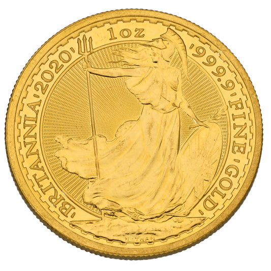 24ct Gold Queen Elizabeth II 1 OZ Britannia Coin 2020