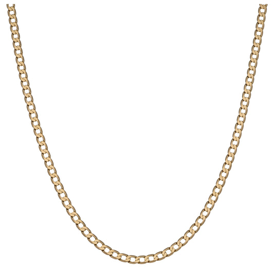 9ct Gold Curb Chain 28"