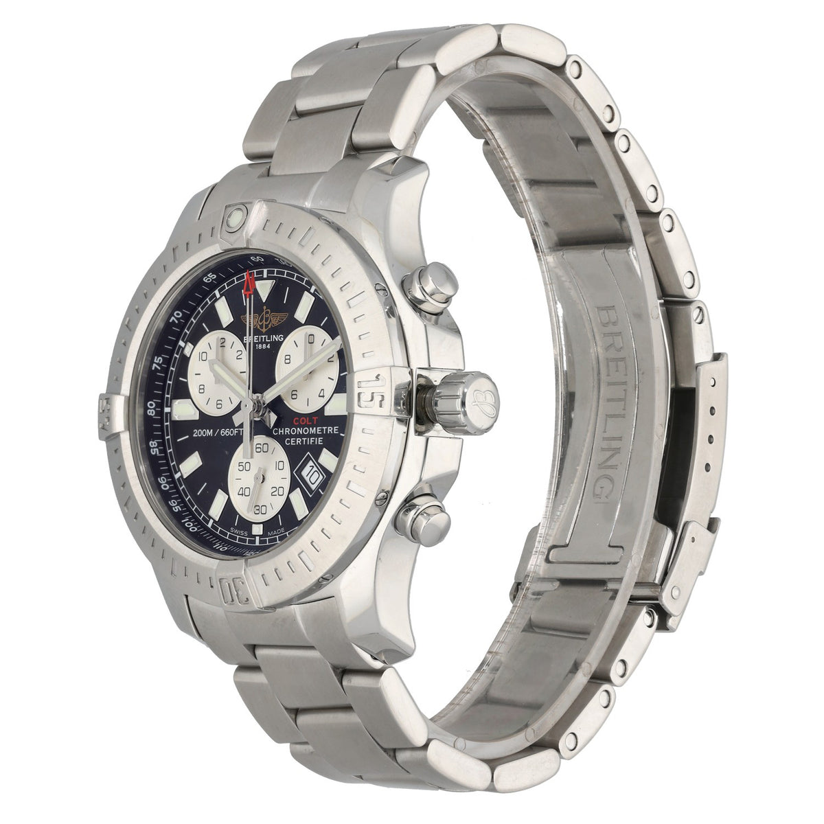 Breitling Colt Chronograph A73388 44mm Stainless Steel Watch