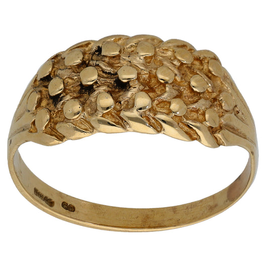 9ct Gold Keeper Ring Size V