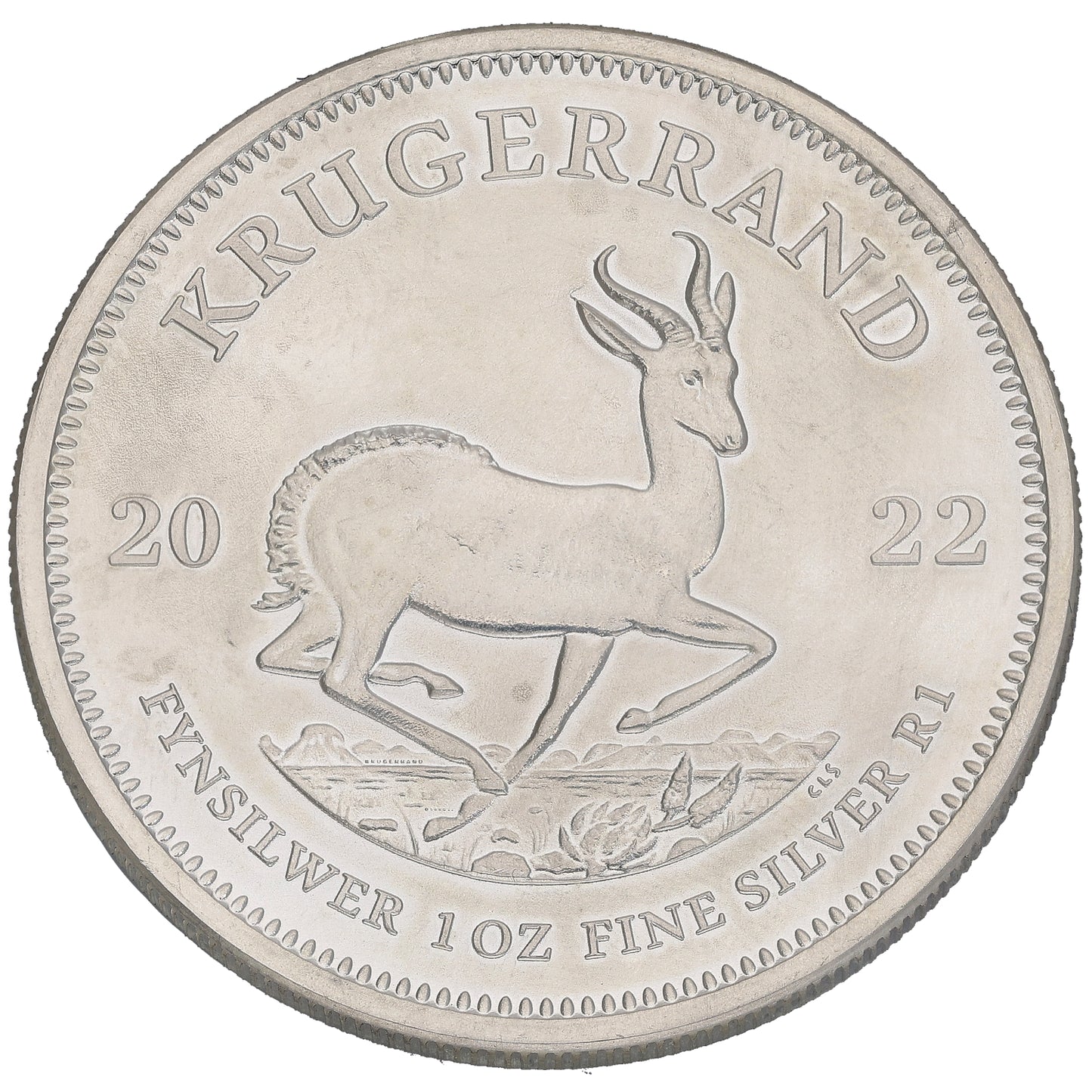 Fine Silver 1 OZ Krugerrand Coin 2022