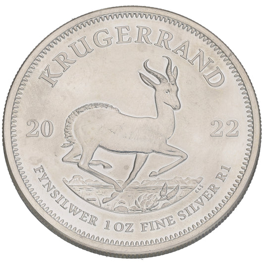 Fine Silver 1 OZ Krugerrand Coin 2022