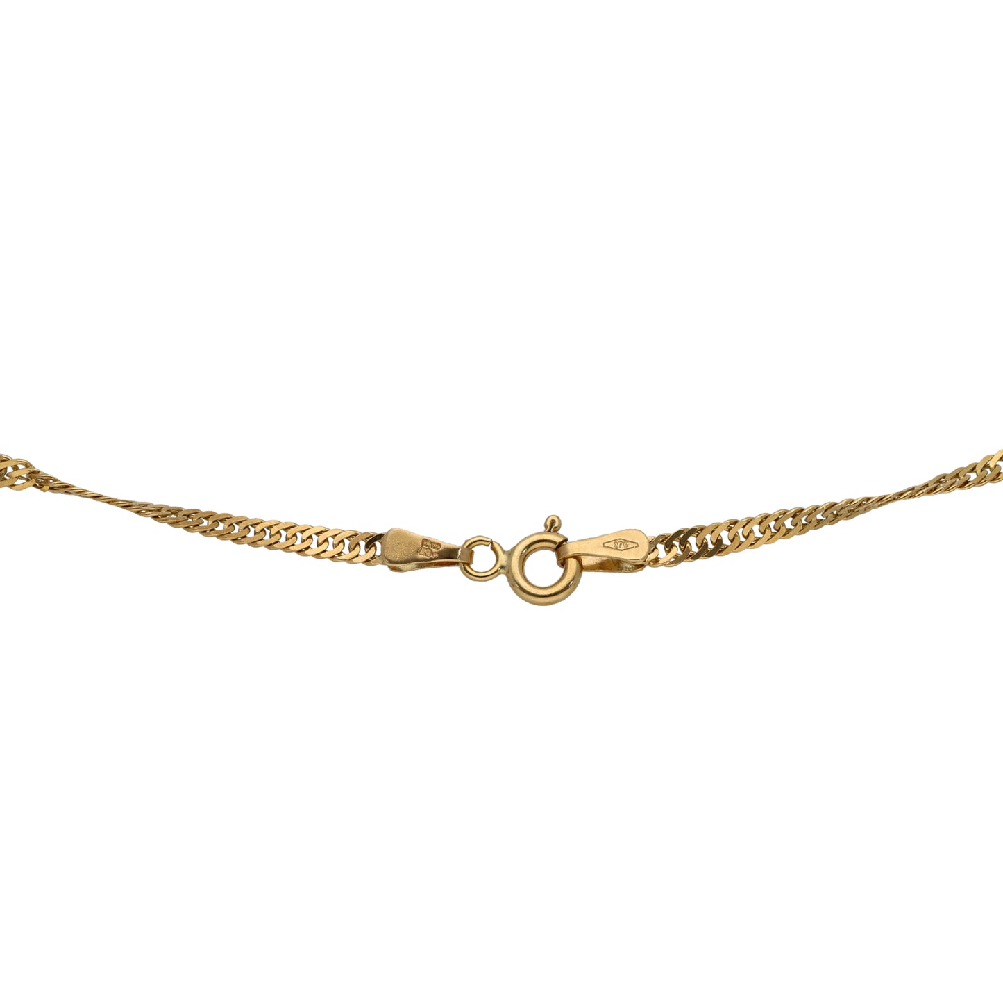 9ct Gold Fancy Necklace 18"