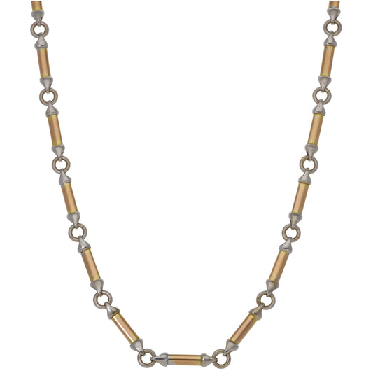 9ct Bi-Colour Gold Other Chain 24"