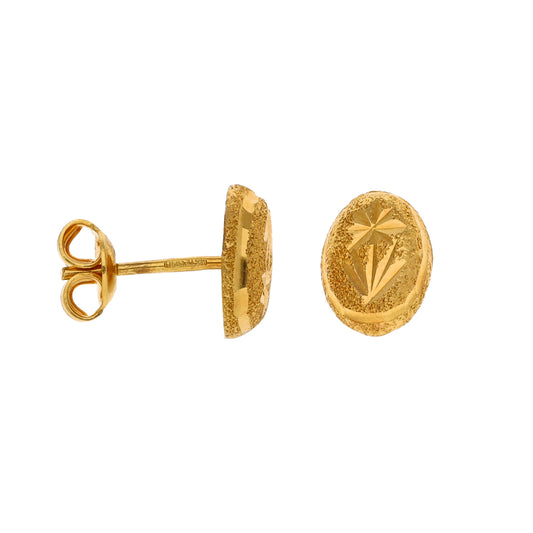 22ct Gold Stud Earrings