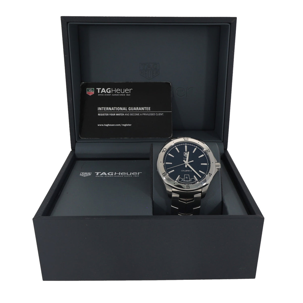 Tag Heuer Link WAT2010 43mm Stainless Steel Watch