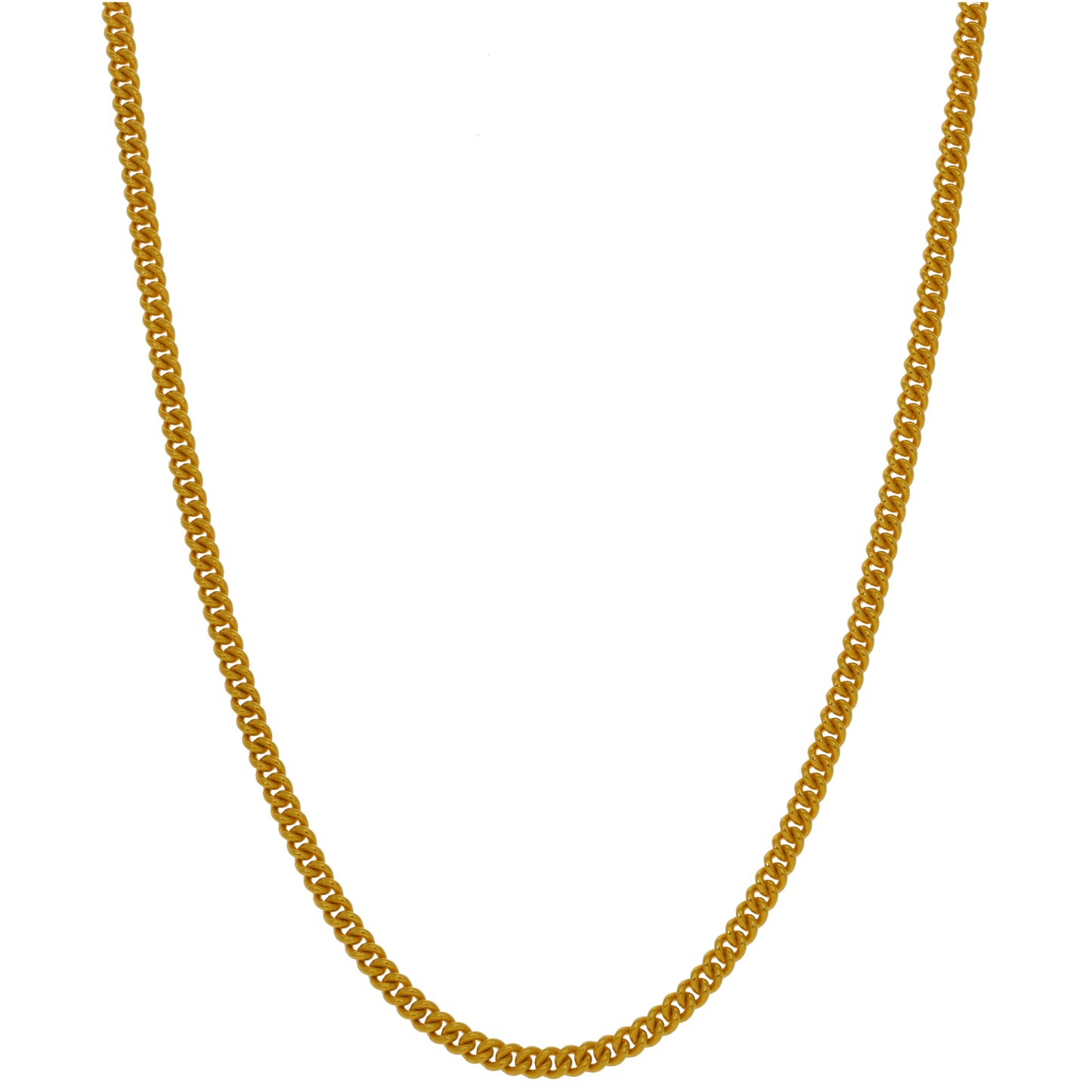22ct Gold Curb Chain 22"