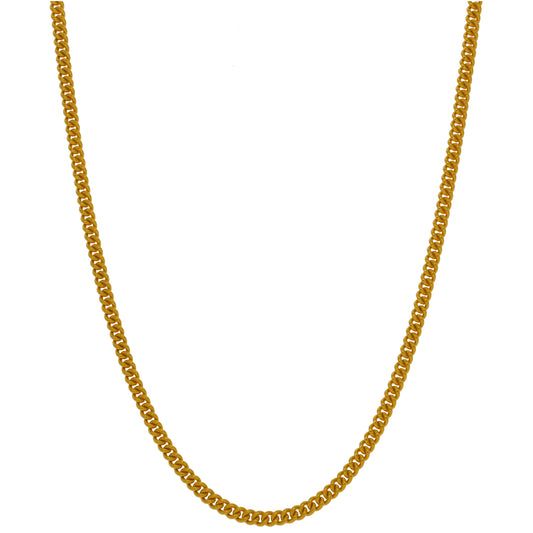 22ct Gold Curb Chain 22"