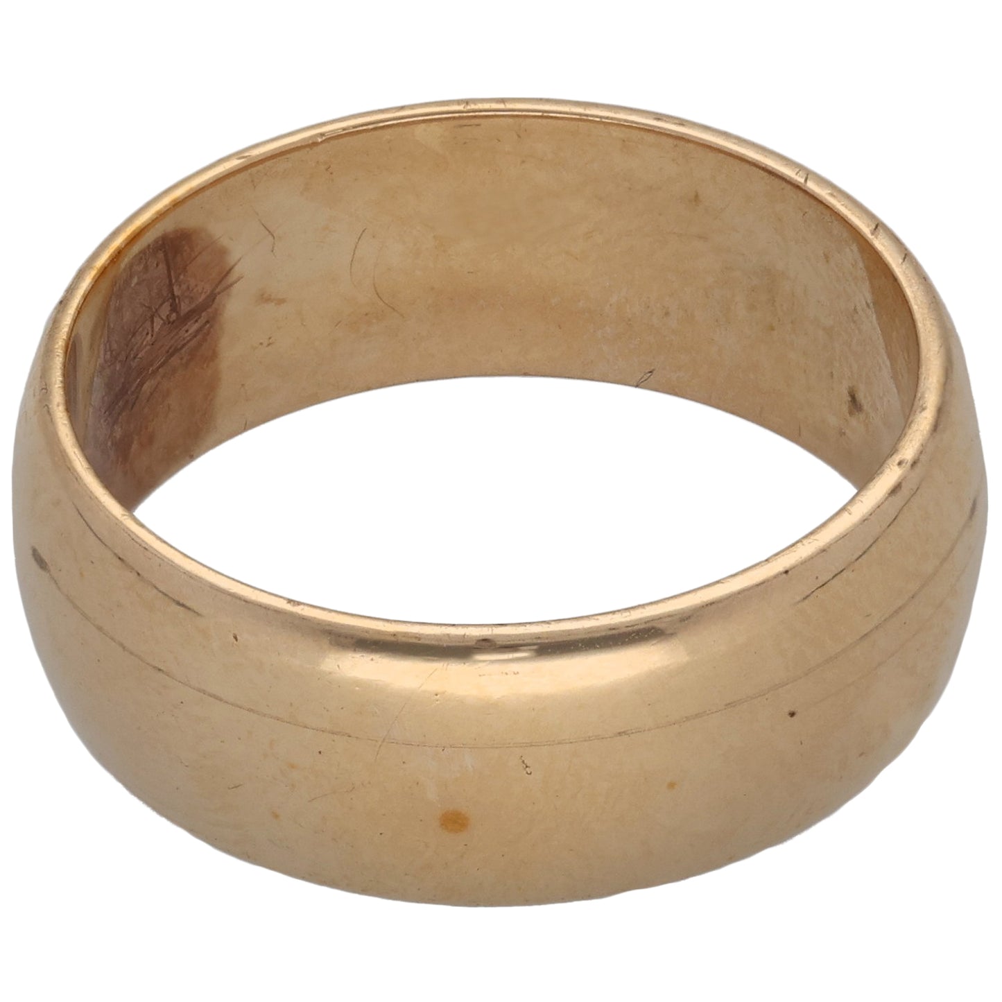 9ct Gold Plain Wedding Ring Size R